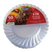 Caterer‘s Choice Clear Plastic Plates