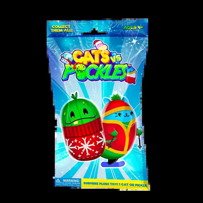 Cats vs Pickles Holiday Plush Mystery Bag, Assorted Styles