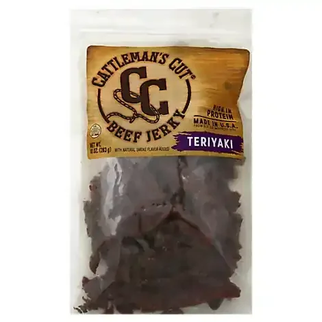 Cattlemans Cut Beef Jerky Teriyaki