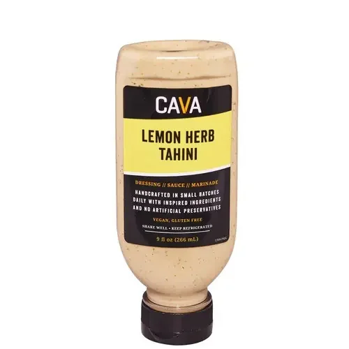 Cava lemon herb tahini sauce