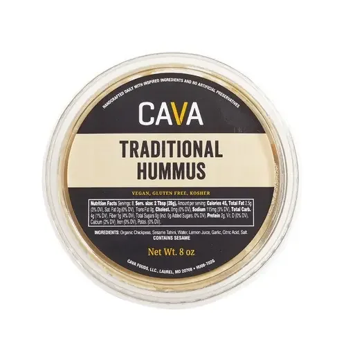 Cava traditional hummus