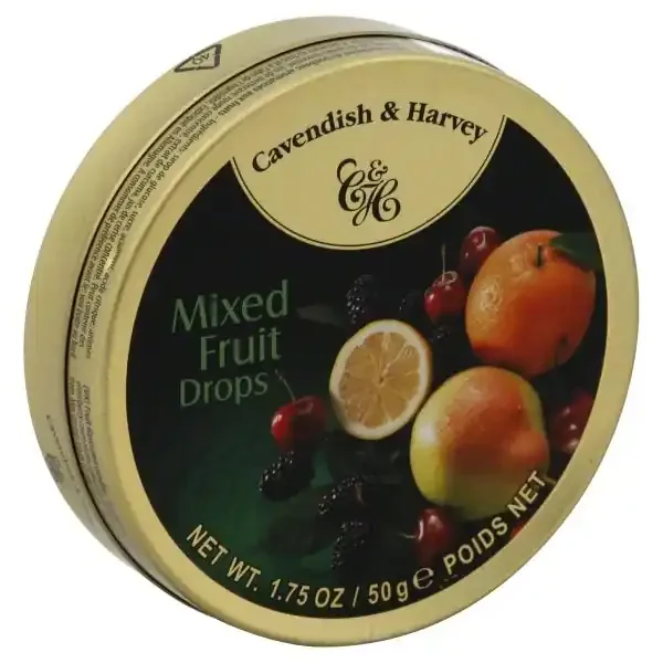 Cavendish & Harvey Cavendish Fruit Candy Drops Tin – Mixed Fruit