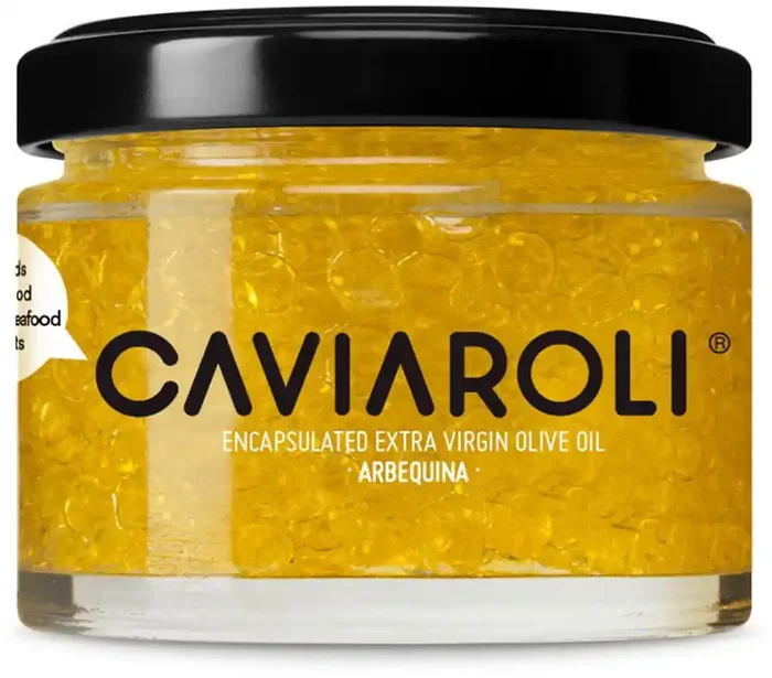 Caviaroli Arbequina Extra Virgin Olive Oil Bursting Pearls