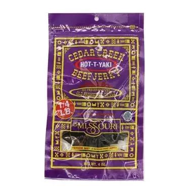 Cedar Creek Hot T-Yaki Beef Jerky – 4 oz