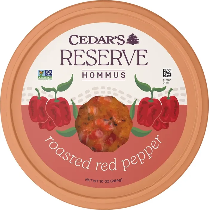 Cedar‘s Reserve Roasted Red Pepper Hommus