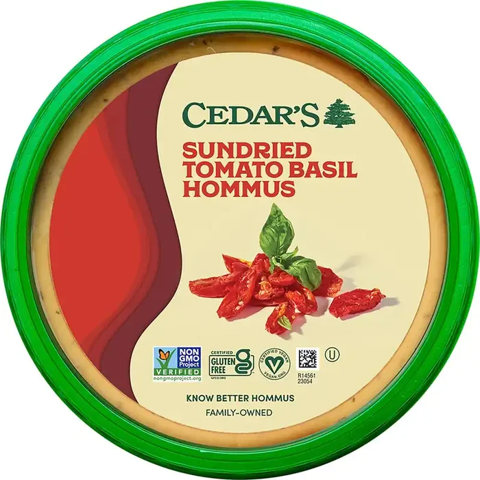 Cedar‘s Sundried Tomato Basil Hummus