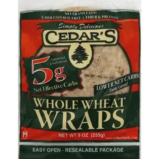 Cedar‘s Whole Wheat Wraps