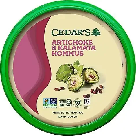 Cedars Artichoke Kalamata Hommus – 8 Oz