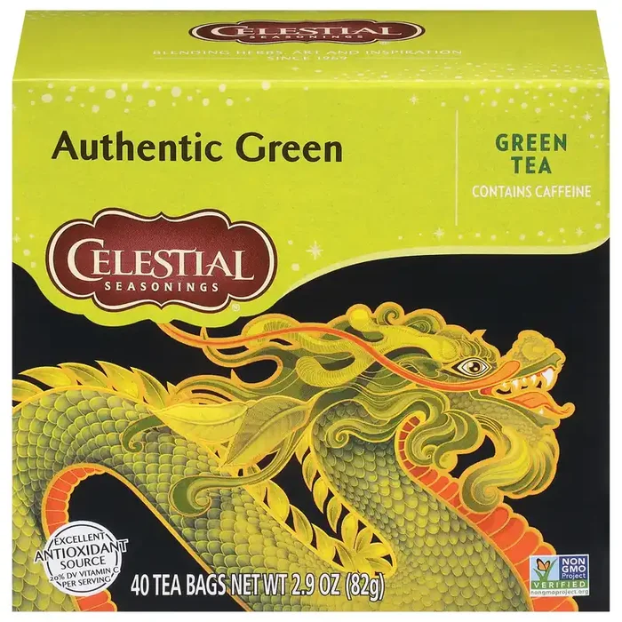 Celestial Seasonings Authentic Green Tea Bags – 40 ct