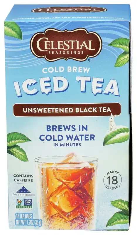 Celestial Seasonings Tea Cold Brew Unsweetened – 18 ct