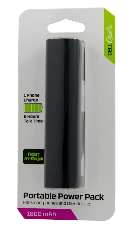 Cellcandy 1800Mah Portable Power Pack – Black