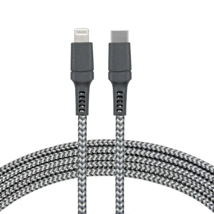 Cellcandy Braided Apple Lightning Cable – Grey
