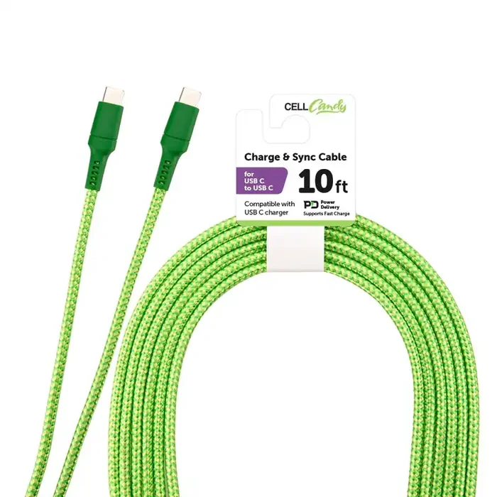Cellcandy Charge And Sync Cable – Green