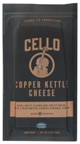 Cello Copper Kettle Cheese Wedge – 6 OZ