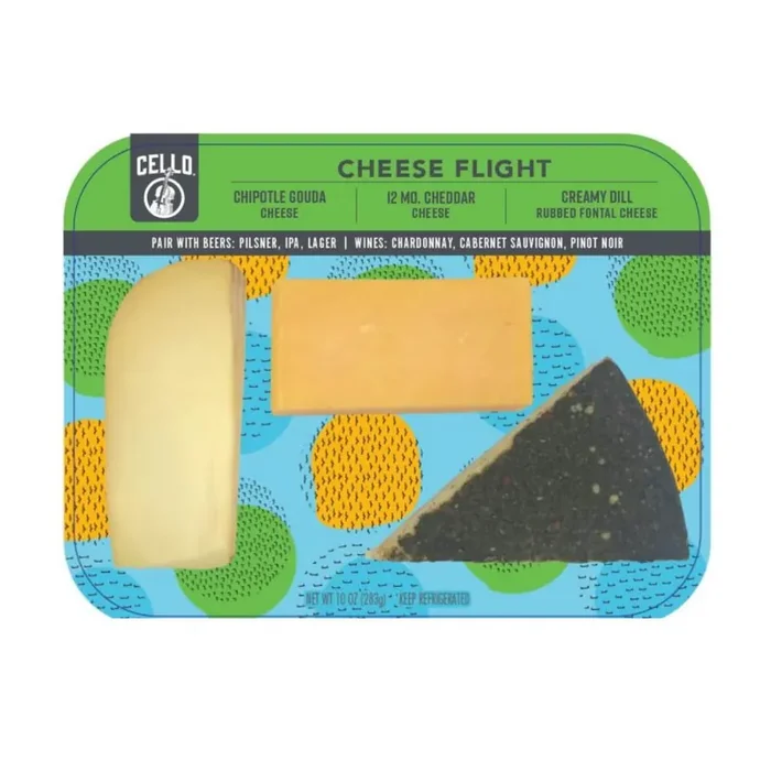 Cello Everyday 2023 Cheese Flight Tray