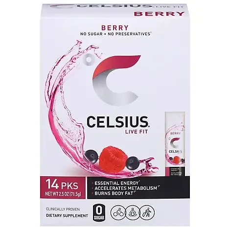 Celsius Berry Energy Sticks 14 Ct – EA