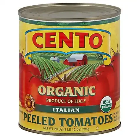 Cento Organic Whole Peeled Tomatoes in Juice with Basil Leaf