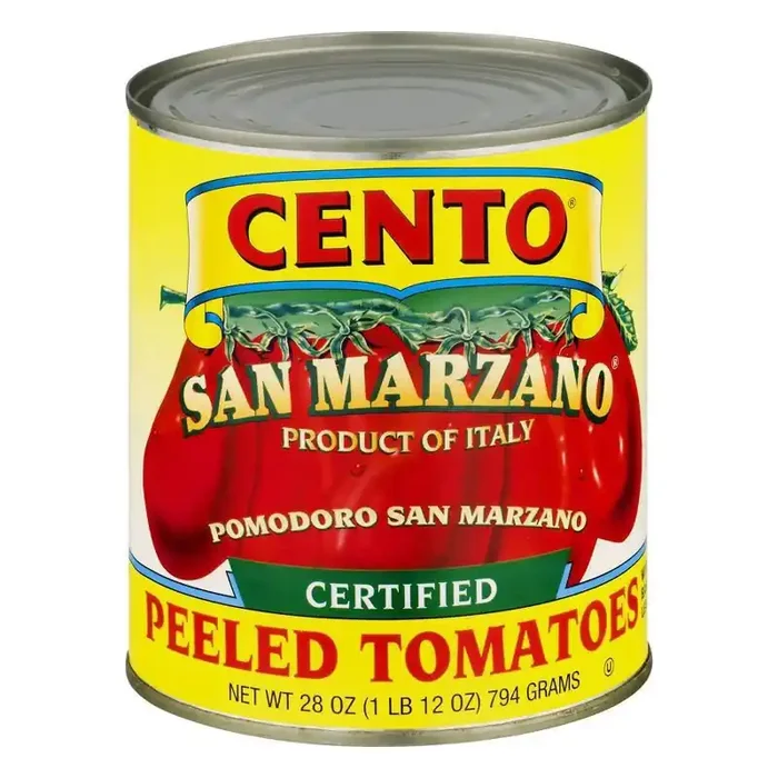 Cento Whole Peeled Tomatoes with Basil Leaf – 28 oz