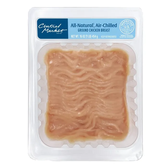 Central Market All-Natural Air-Chilled Ground Chicken Breasts