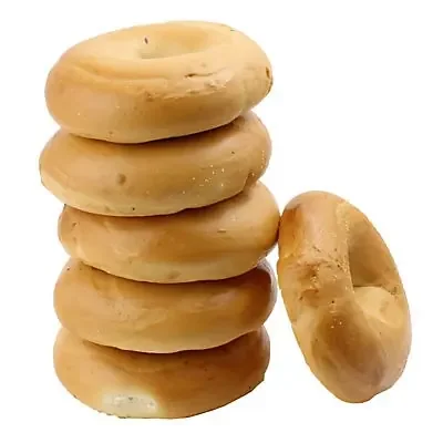 Central Market Boiled Bagels Plain 6 Pack