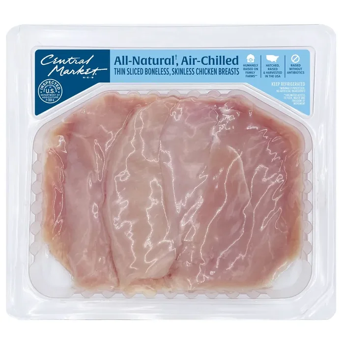 Central Market Grade A Chicken Breast Thin Sliced Cutlet