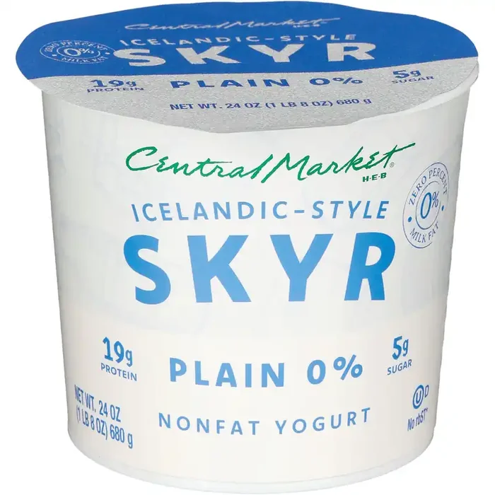Central Market Icelandic-Style Skyr Nonfat Yogurt – Plain