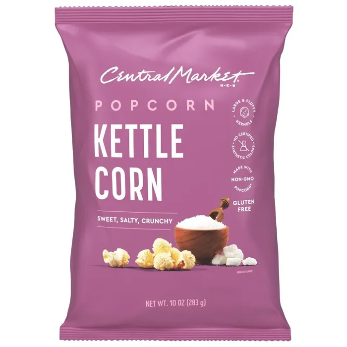 Central Market Kettle Corn Popcorn – 10 oz