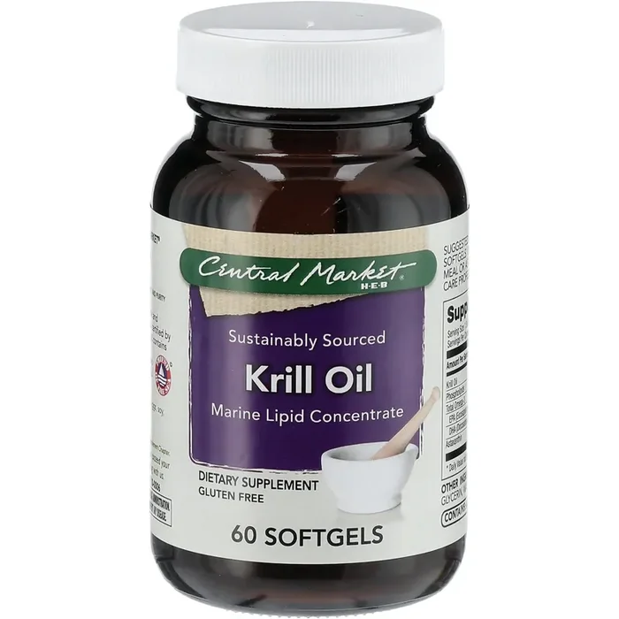 Central Market Krill Oil Softgels