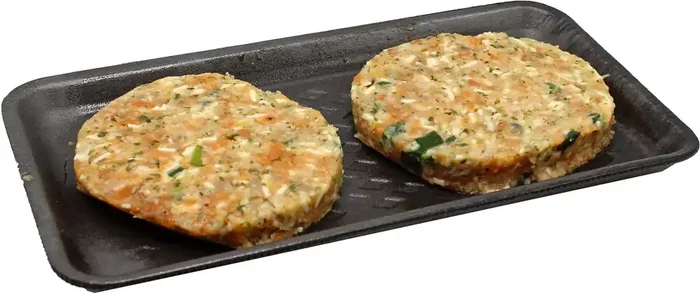 Central Market Lemon Scallion Atlantic Salmon Burgers