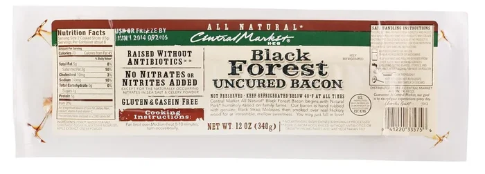Central Market Natural Black Forest Bacon