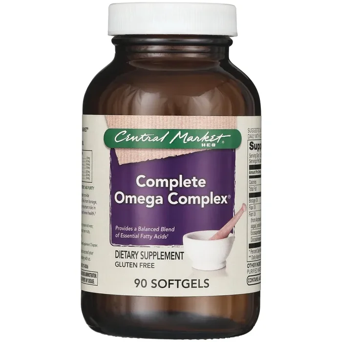 Central Market Omega Complex Complete Food Rich Softgels