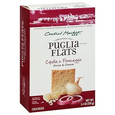 Central Market Onion & Cheese Puglia Flats