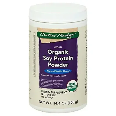 Central Market Vanilla Flavor Organic Soy Protein Powder