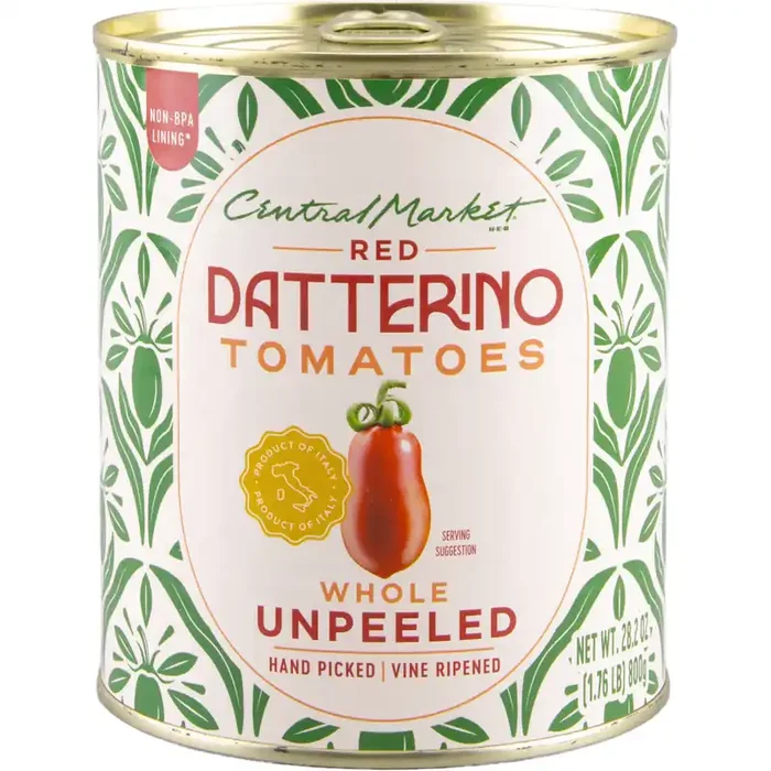 Central Market Whole Unpeeled Datterino Tomatoes in Juice
