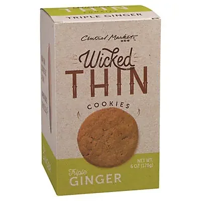Central Market Wicked Thin Triple Ginger Cookies