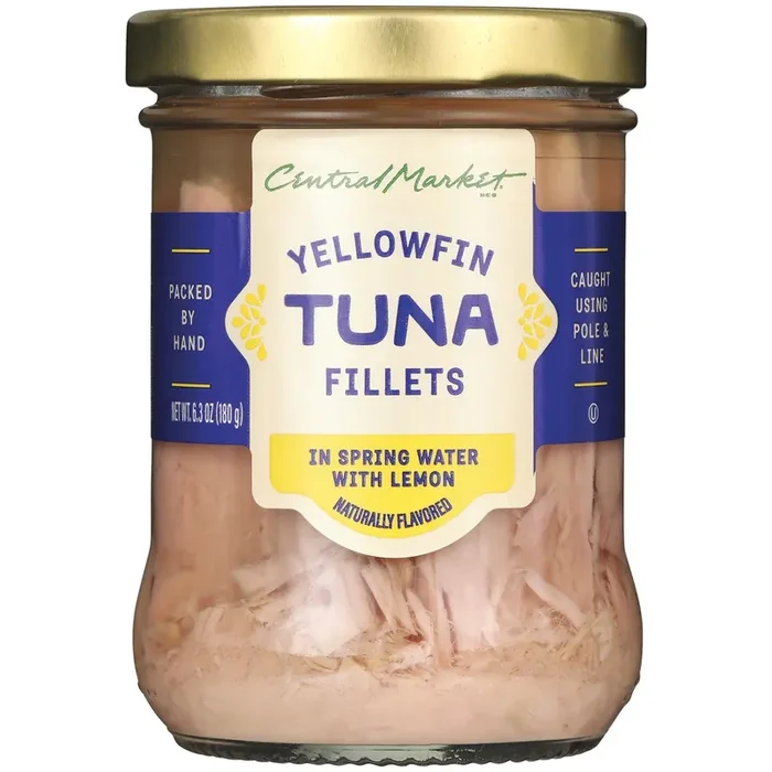 Central Market Yellowfin Tuna Fillets – Spring Water & Lemon