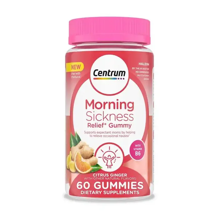 Centrum Morning Sickness Relief Vitamin Gummies – Citrus – 60ct