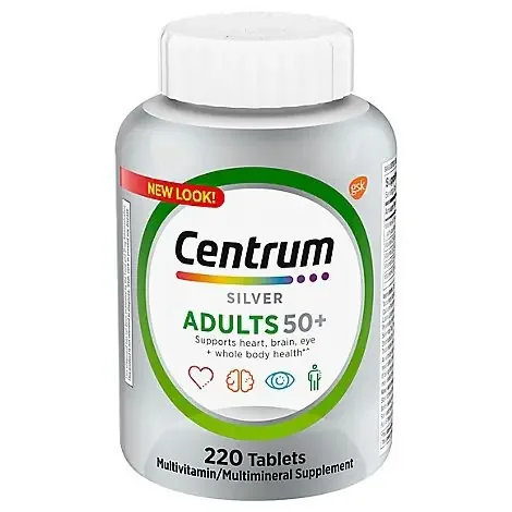 Centrum Silver Adult Multivitaimin Tablets – 220 Count