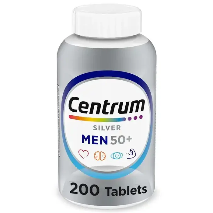 Centrum Silver Men 50+ Multivitamin Dietary Supplement Tablets – 200ct