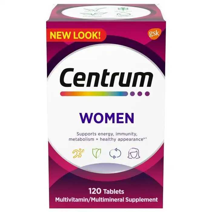 Centrum Women Multivitamin/Multimineral Supplement Tablets – 120ct