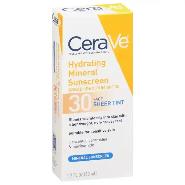 Cerave 30 Face Sheer Tint Hydrating Mineral Sunscreen