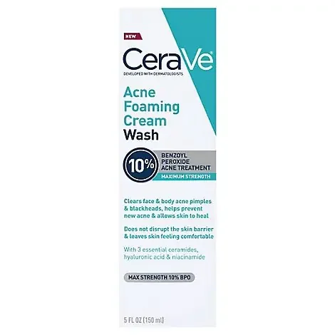Cerave Acne Facial Cleanser Bpo 10%, 5fz. – 5 FZ