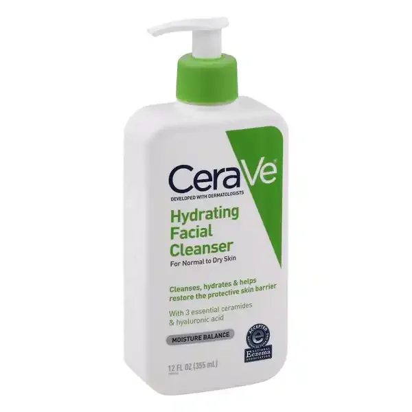 CeraVe Hydrating Facial Cleaner Moisture Balance For Normal To Dry Skin