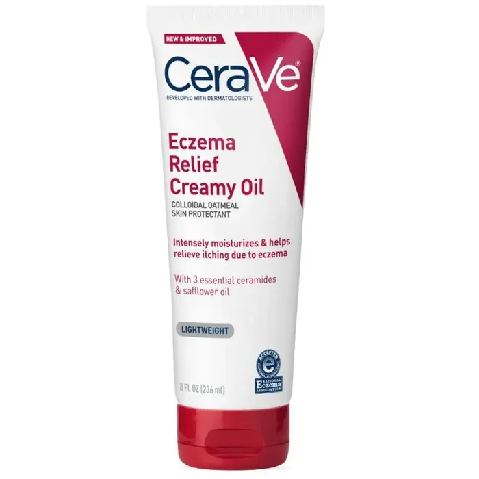 CeraVe Soothing Eczema Creamy Oil, Moisturizer for Dry and Itchy Skin – 8 fl oz