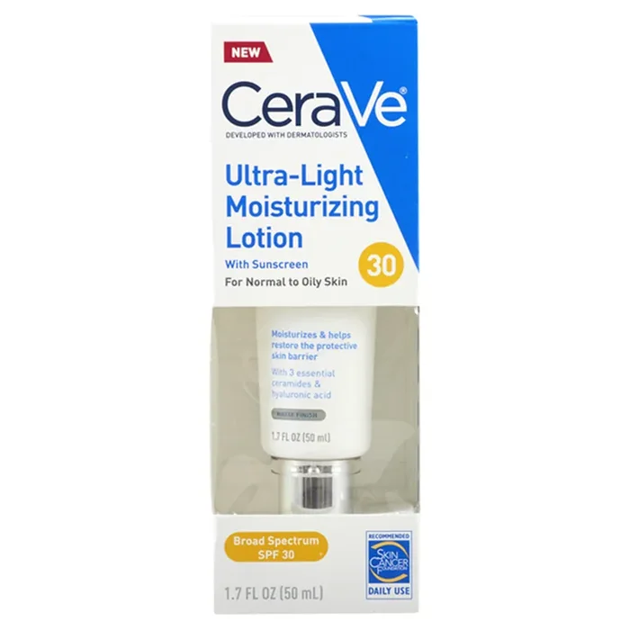 CeraVe Ultra-Light SPF 30, Moisturizing Lotion