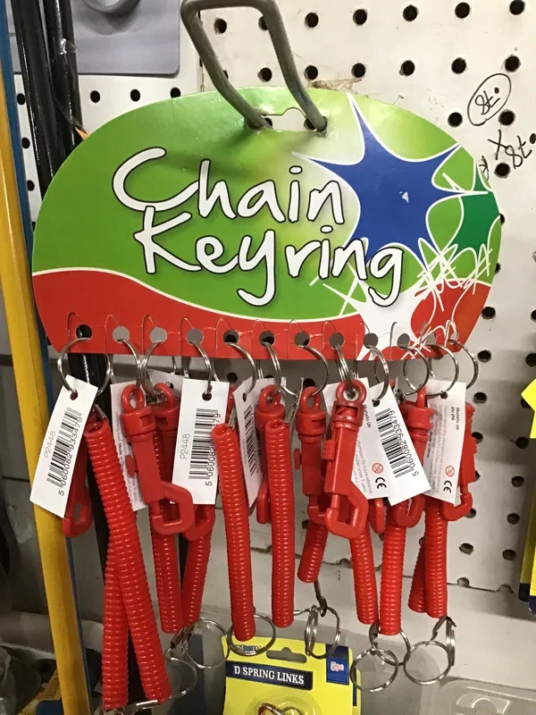 Chain Keyrings – Pack of 12
