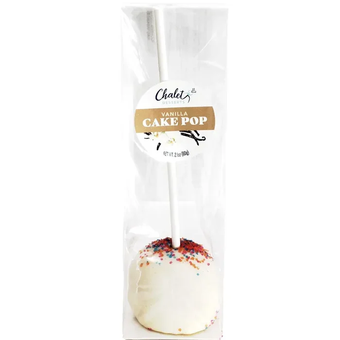 Chalet Desserts White Vanilla Sugar Cake Pop
