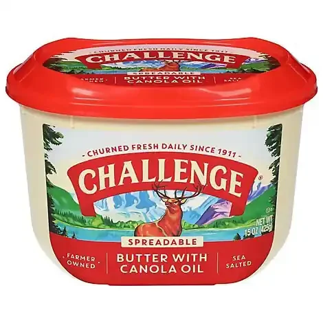Challenge Butter Spreadable With Canola Oil & Sea Salt- 15 oz