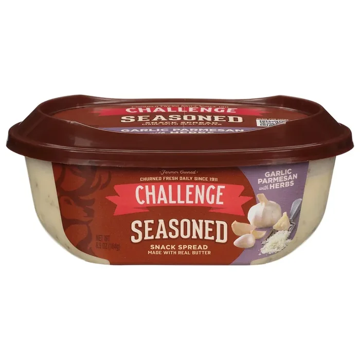 Challenge Seasoned Garlic Parmesan with Herbs Snack Spread 6.5 oz