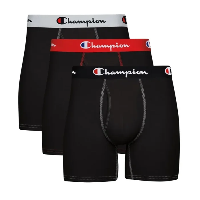 Champion Cotton Stretch Total Support Pouch Boxer Briefs